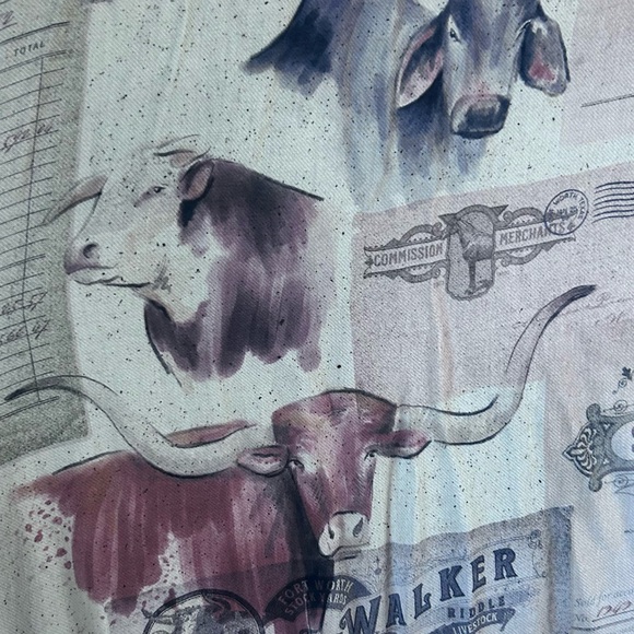 Double D Ranch Long Sleeve Dress with Western PrintSuper Fun Longhorn Dress - Picture 9 of 12